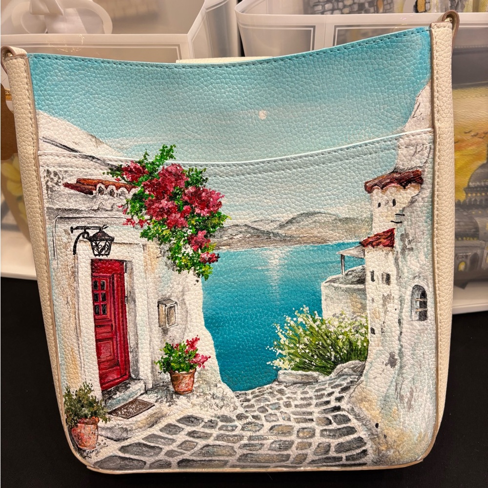 Scenic Painted Crossbody Bag